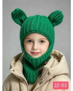 шапка размер единый от 4-10 лет